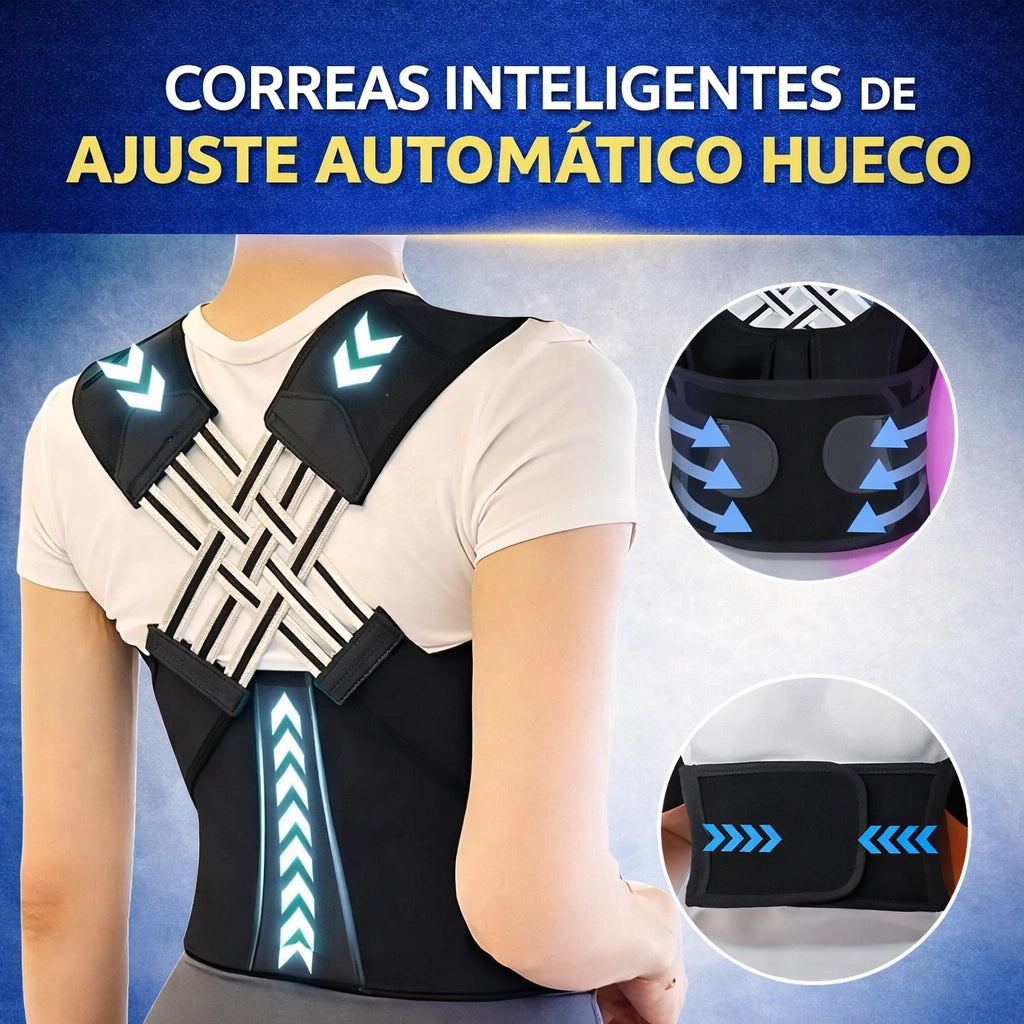 PosturaFirme™ Pro – Corrector Lumbar Inteligente