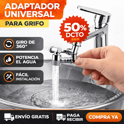 Boquilla Extensible 1080° Ahorra Agua