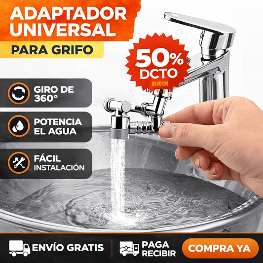 Boquilla Extensible 1080° Ahorra Agua