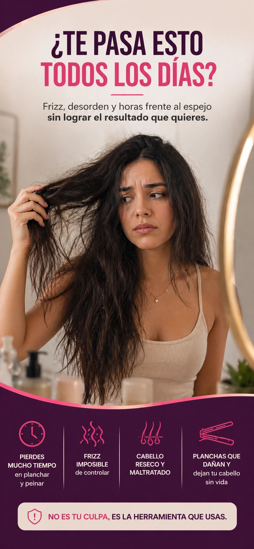 Lisara™ — cabello liso sin frizz en minutos