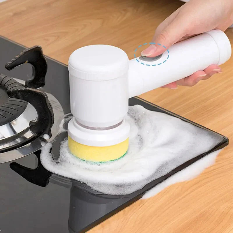TurboClean Pro – Cepillo Eléctrico 5 en 1