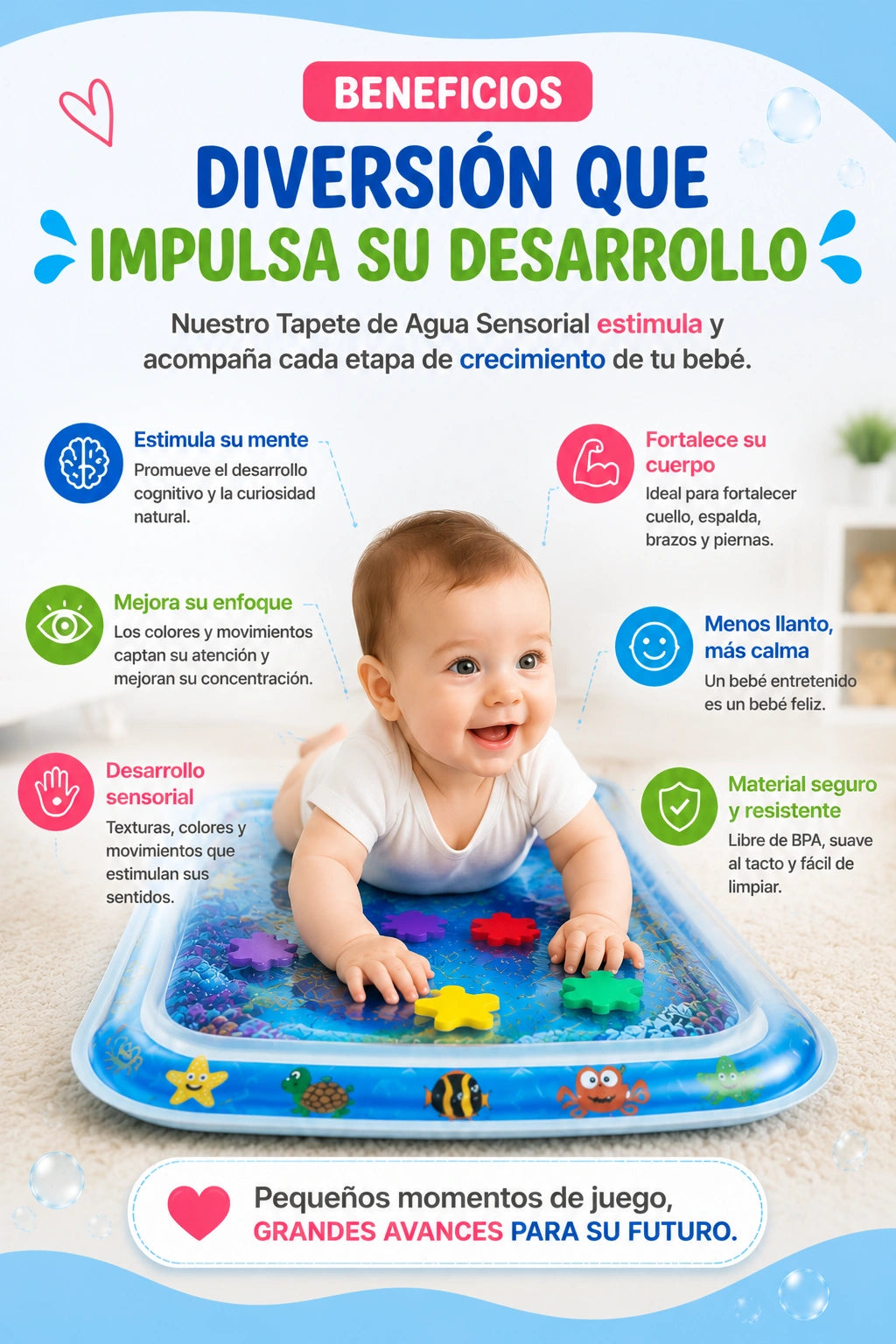 AquaBebé™ Tapete Sensorial