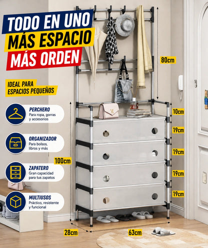 Zapatero Perchero 3 en 1