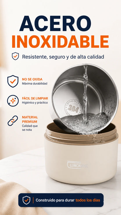 Set Portacomidas Térmico 4 en 1