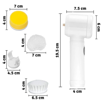 TurboClean Pro – Cepillo Eléctrico 5 en 1