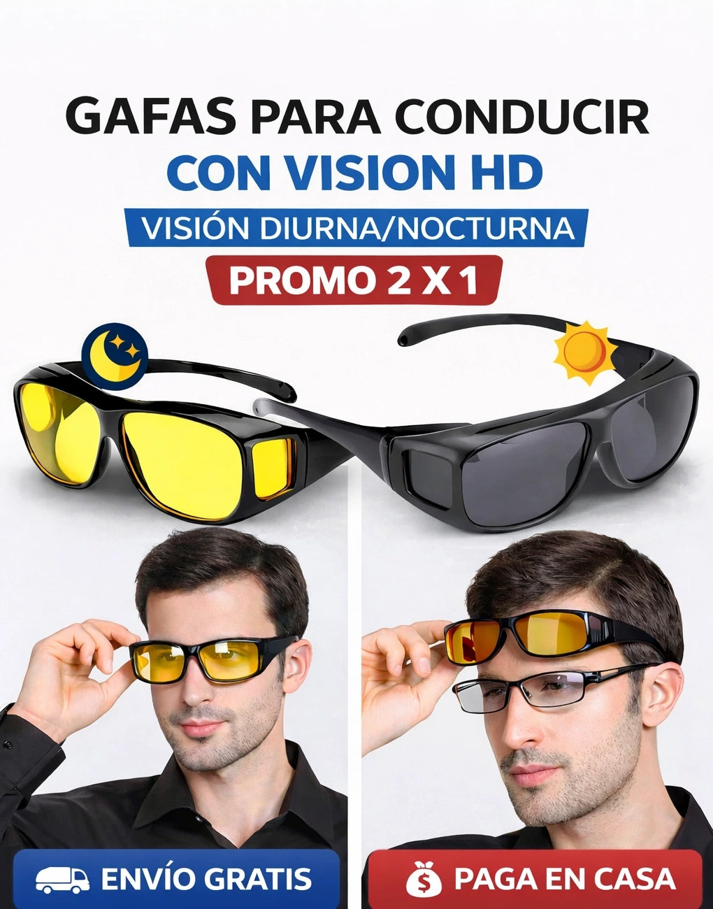 Gafas Vision HD Pro 2X1