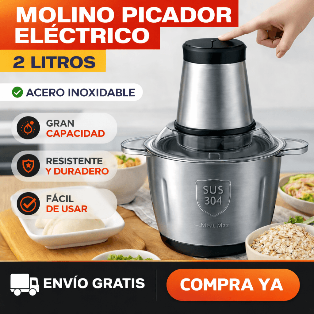 Picadora Eléctrica 2 Litros