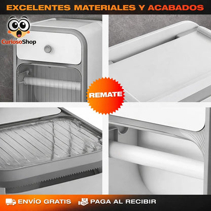 Organizador de Baño 3 en 1 con Cajón + Soporte Celular (2X1)