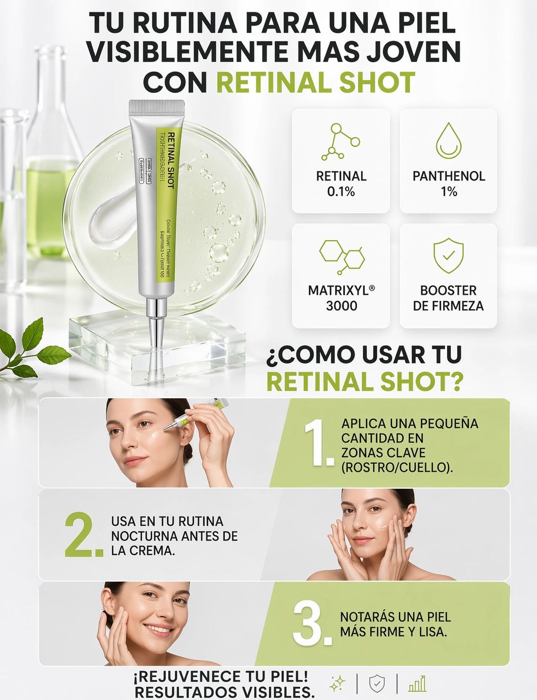 Retinal Shot – Sérum Rejuvenecedor Coreano
