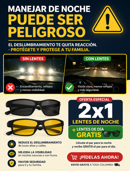 Gafas Vision HD Pro 2X1