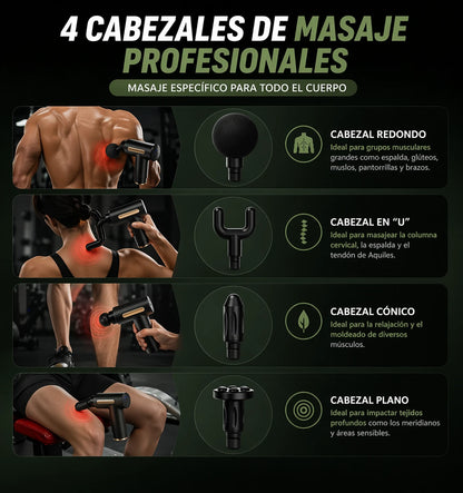 Alivion™ Pistola de masaje muscular portátil
